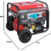 XGREENS X70MTE – Generador de gasolina trifásico/monofásico 6 kW con motor Honda GX390