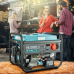 Könner & Söhnen KS 7000E-3 – Motor-generador gasolina trifásico 5000 W 400 V