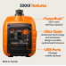Generac 7153 GP3300i – Generador Inversor Portátil de Gasolina 3.300 W